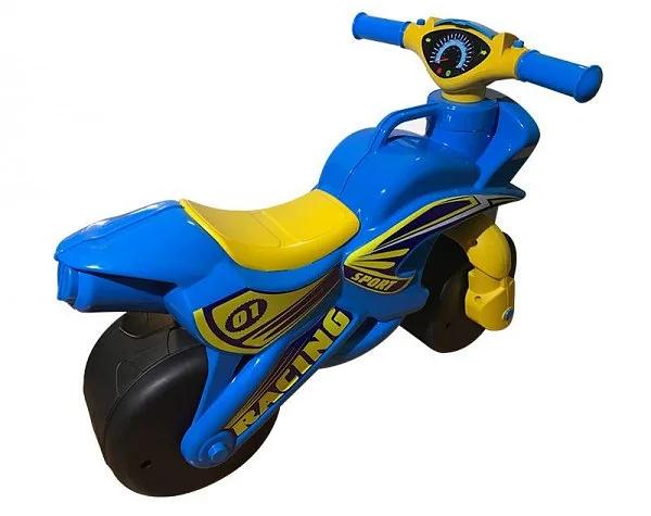 Байк музыкальный Sport (70х35х50 см) голубой ОПТ фото 2