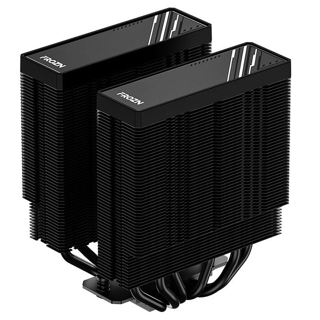 Кулер для процессора ID-COOLING FROZN A620 BLACK LGA1700/1200/115X/AM5/AM4 (6шт/кор, TDP 270W, PWM, черный, 6 тепл.трубок + медная база, FAN 120mm) RET (FROZN A620 BLACK) фото 4