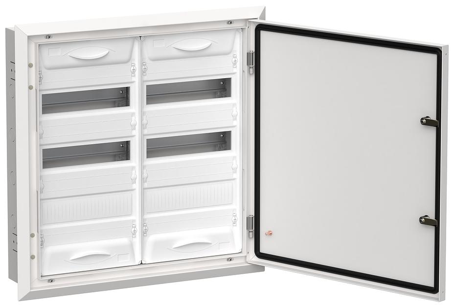 Корпус металлический IEK TITAN 5 ЩРв-72 (2х36) 630х625х130мм IP31 белый (одна дверь) фото 1