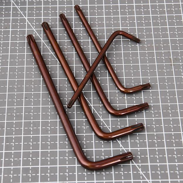 Ключ Deli Набор шестигранных ключей "TORX" удлиненных Deli DL230707G 9 шт S2, размеры T10,T15,T20,T25,T27,T30,T40,T45,T50, пластиковый держатель фото 2