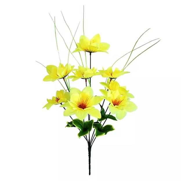 Букет нарциссов 8 голов 42см 333-301 фото 2