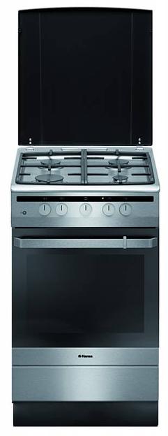 Плита Газовая Hansa FCGX62020 серебристый реш.чугун фото 1