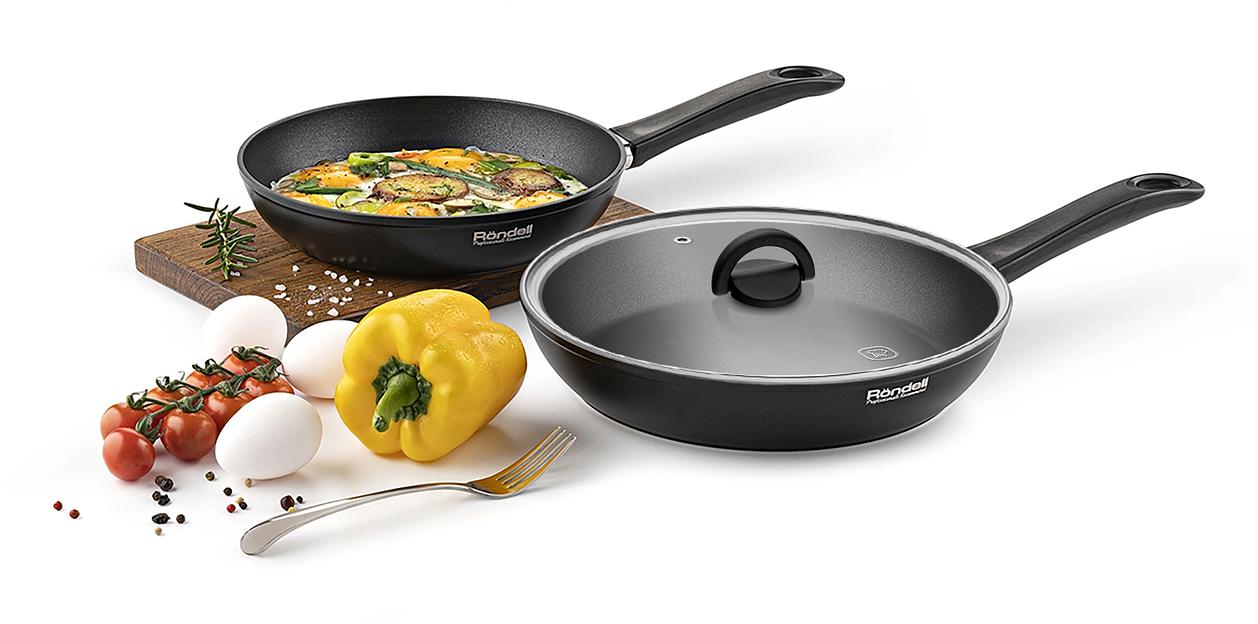 Крышка Rondell Handy RDA-1685 d=20см руч.черная фото 5