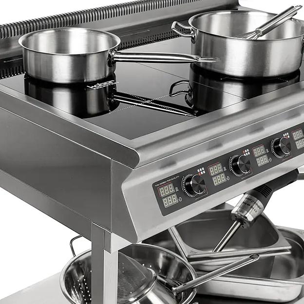 Плита индукционная на открытой подставке 6 конфорок Кобор I7-6S фото 9