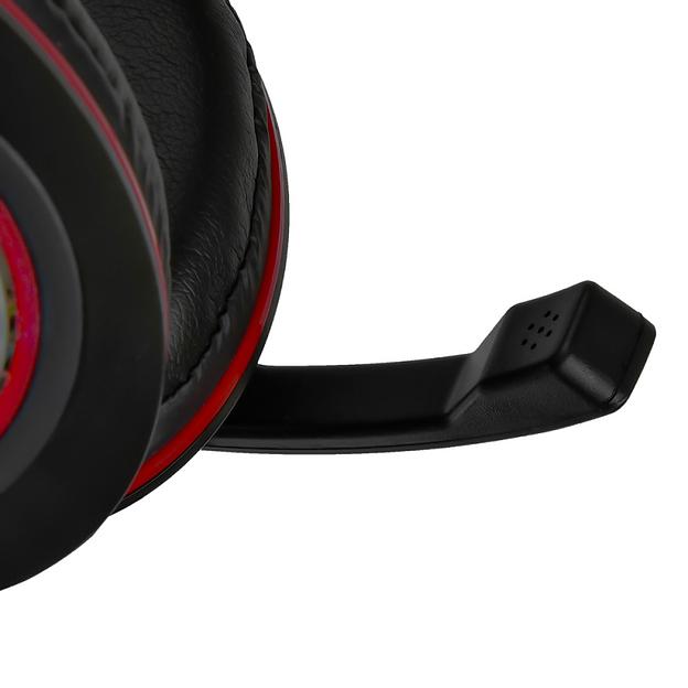 Наушники с микрофоном Оклик HS-L390G DRAGON черный/красный 1.8м мониторные оголовье (JD-728S) фото 10