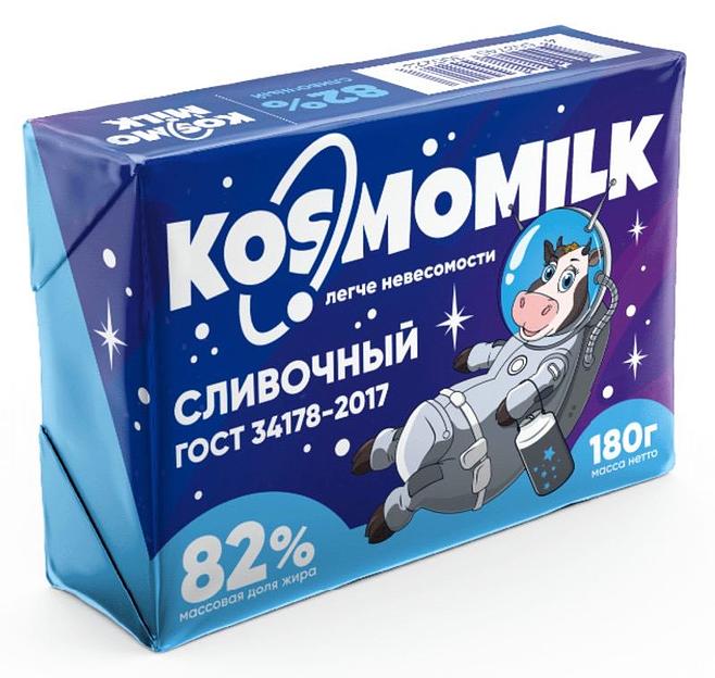 Спред растительно-сливочный Космомилк «Сливочный» 82 % ОПТ фото 1