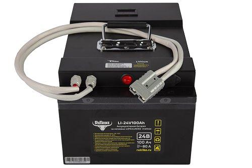 Тяговый литиевый аккумулятор RuTrike (18650 MnCoNi) 24V100A/H фото 3