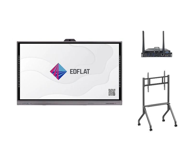 Комплект EdFlat EDF75CT M2+ OPS EDO-10850H + стойка для панели фото 1