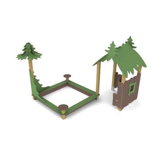 Игровой комплекс «Наш Двор», серия Сибирь, артикул S5306 фото 1