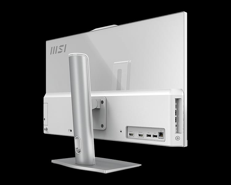 Моноблок MSI Modern AM272P 1M AiO 27" FHD(1920x1080)IPS AG Non-touch, Core i5-120U (1.4GHz), 16GB DDR5(2x8GB),512GB SSD M.2,Intel UHD,WiFi,BT,camera,WirelessKB&mouse Eng/Rus,NoOS,1y war-ty,White (9S6-AF8232-889) фото 2