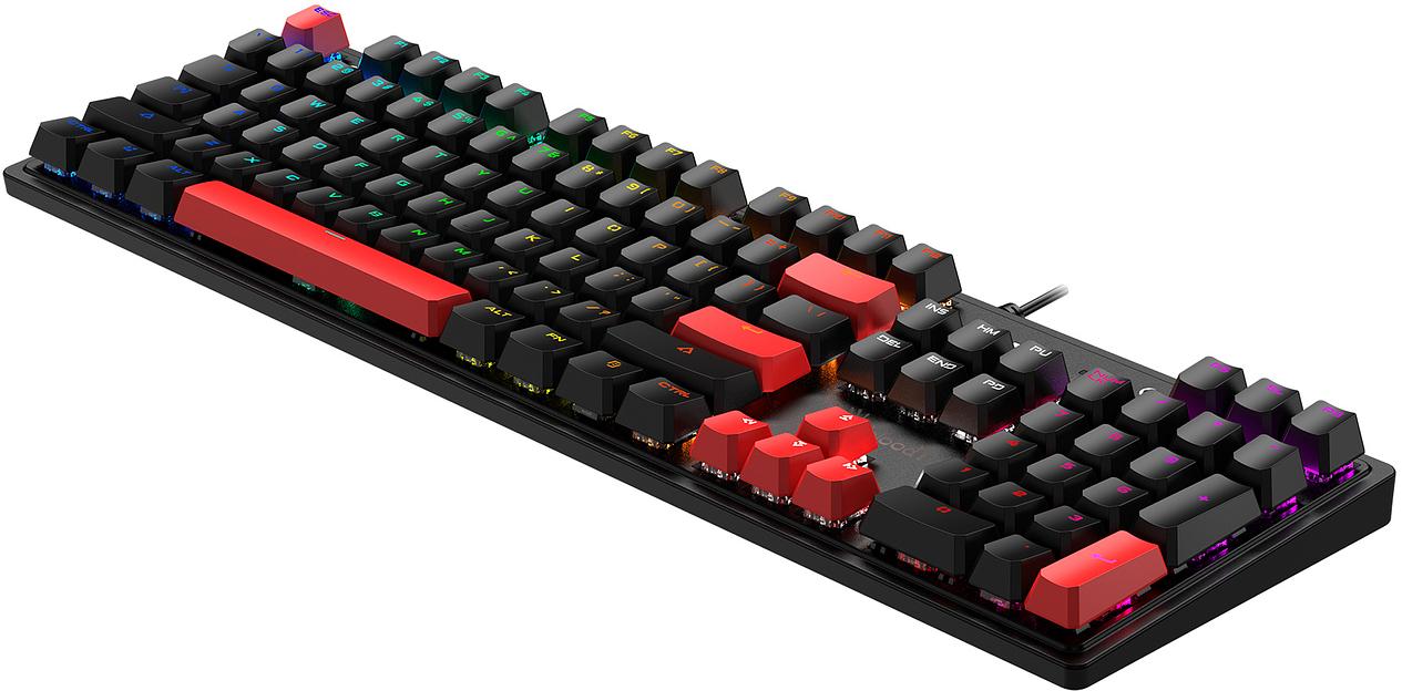 Клавиатура A4Tech Bloody S510N механическая черный/красный USB for gamer LED фото 5