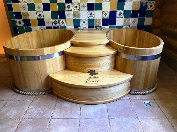 Купель деревянная овальная №4 фото 2