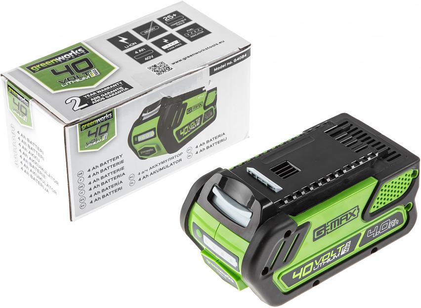 Триммер электрический Greenworks GD40BCK4 аккум. разбор.штан. реж.эл.:леска/нож фото 10