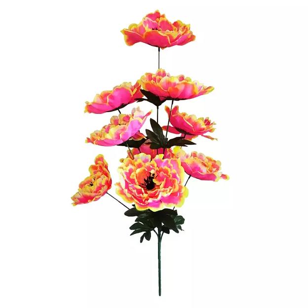 Букет пионов 9 голов 74см 345-508 фото 1