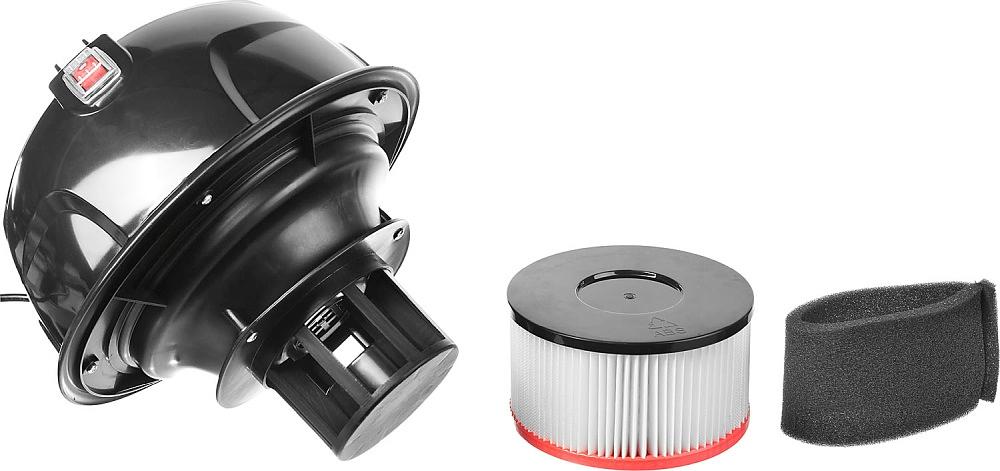 Строительный пылесос Зубр ПУ-15-1200 М1 1200Вт (уборка: сухая/влажная) красный фото 7