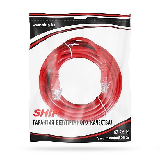 Патч Корд SHIP S3025RD0750-P Cat.5e UTP RJ-45 7.5 м Красный Пол. пакет фото 2
