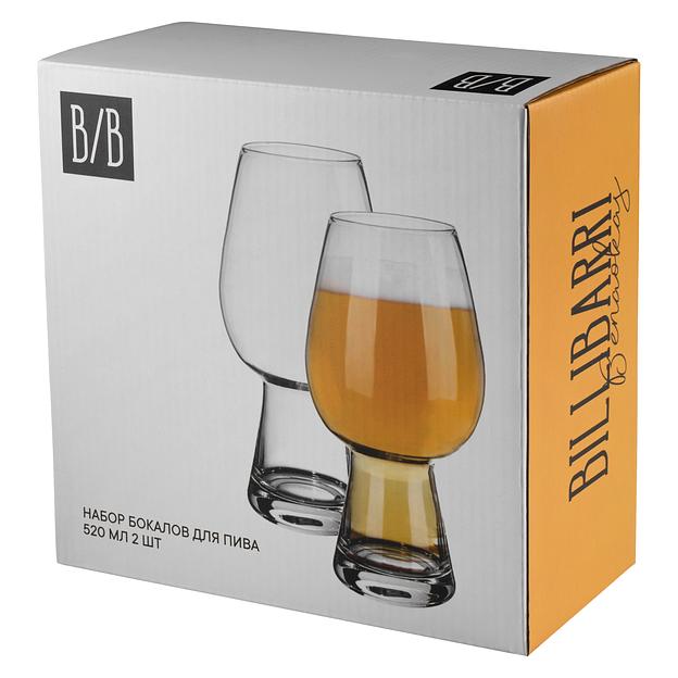 Набор бокалов для пива Billibarri «Benaokas» 520 мл, 2 шт ОПТ фото 4