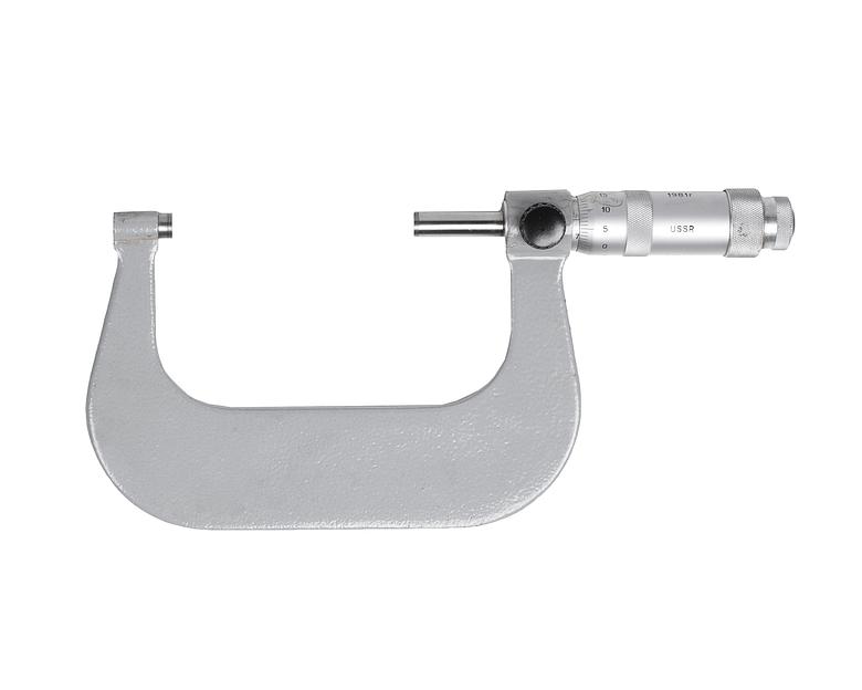 Микрометр гладкий МК- 100 0,01 кл.т.2 Калибр с поверкой фото 1