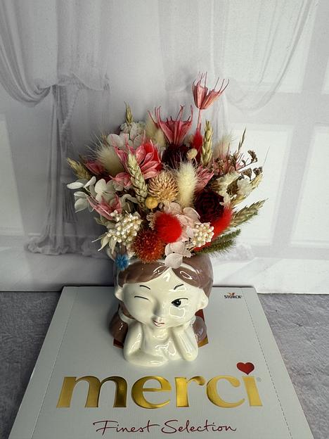 Букет из сухоцветов 12 см код 117573368 ОПТ фото 1