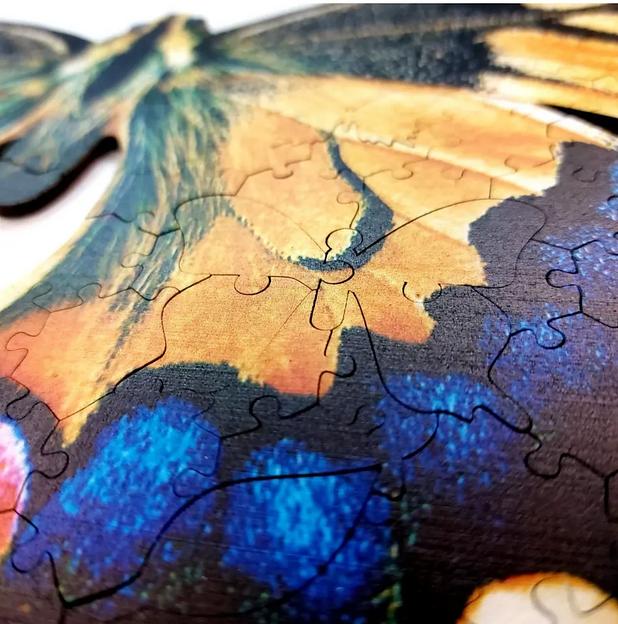 Деревянные пазлы «Махаон» L 50×27 см 236 деталей фото 3