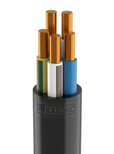 Кабель силовой Кабэкс ВБШвнг(А)-LS 5×2,5ок(N,PE)-0.66 ОПТ фото 1