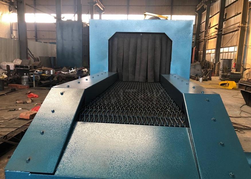 Дробемет с сетчатым конвейером QWD60 фото 6