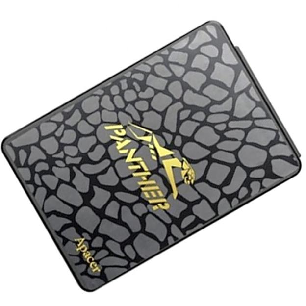 Твердотельный накопитель Apacer SSD PANTHER AS340 120Gb SATA 2.5" 7mm, R550/W500 Mb/s, IOPS 30/90K, MTBF 1,5M, 3D TLC, 70TBW, Retail (AP120GAS340G-1) (AP120GAS340G-1) фото 1