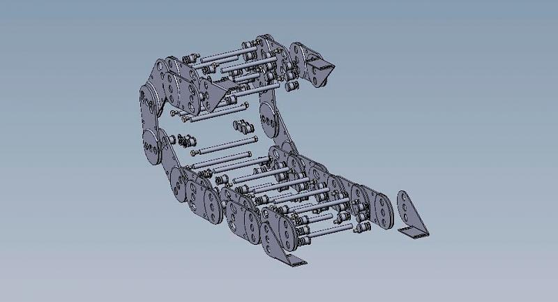 Стальная кабленесущая цепь СКЦ 072 фото 7