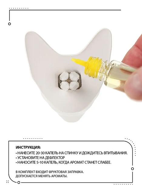 Ароматизатор в машину керамический Caromic «Кошка» 10 мл ОПТ фото 8
