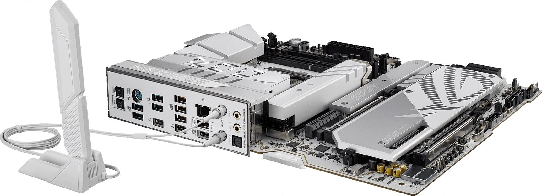 Материнская плата Asus ROG MAXIMUS Z890 APEX Soc-1851 Intel Z890 2xDDR5 ATX AC`97 8ch(7.1) 5Gigabit RAID фото 9