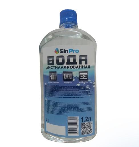 Дистиллированная вода «SinTop», 1,2 л ОПТ фото 1