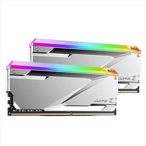 Оперативная память Netac Z RGB 32GB (2x16GB) DDR5-6600 (PC5-52800) C34 Silver 34-40-40-105 1.4V XMP Dual DIMM Kit (NTZED5P66DP-32S) фото 5