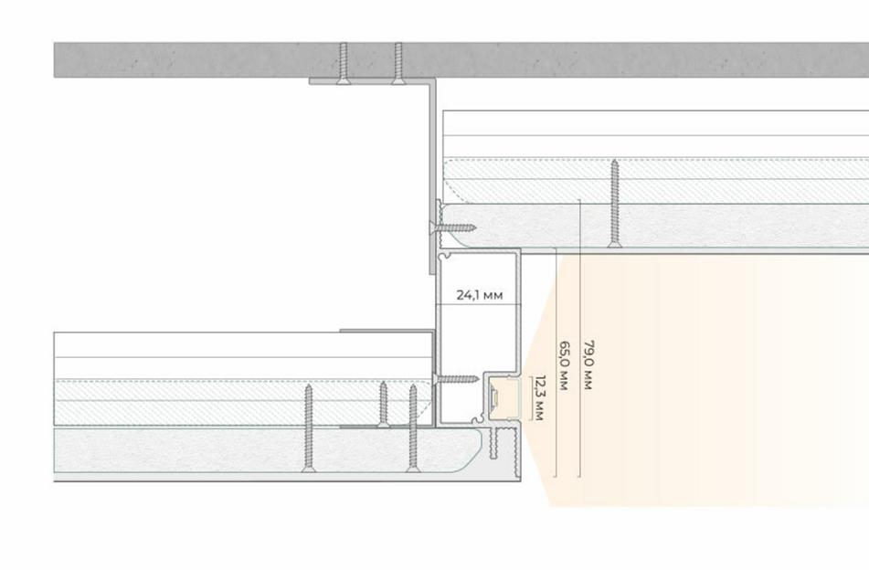 Профиль базовый FerGipps Б 01 белый ОПТ фото 2