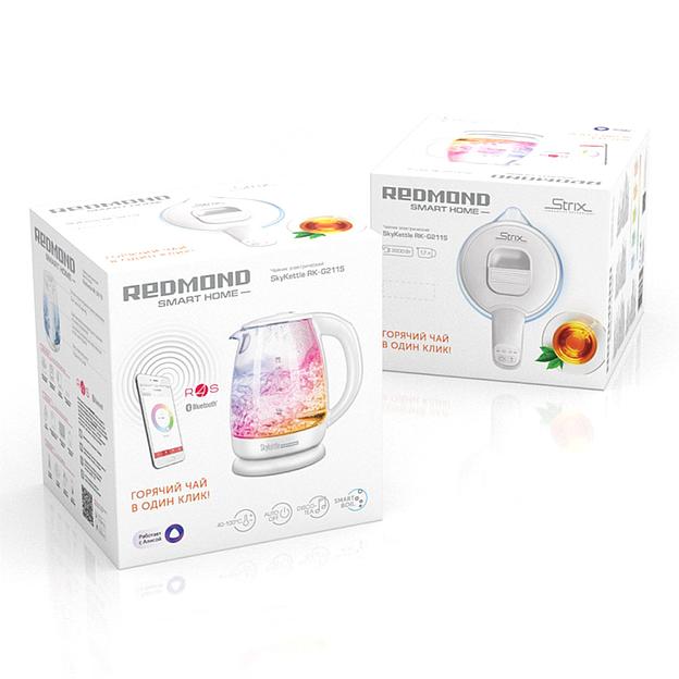 Чайник Redmond SkyKettle RK-G211S Белый фото 3