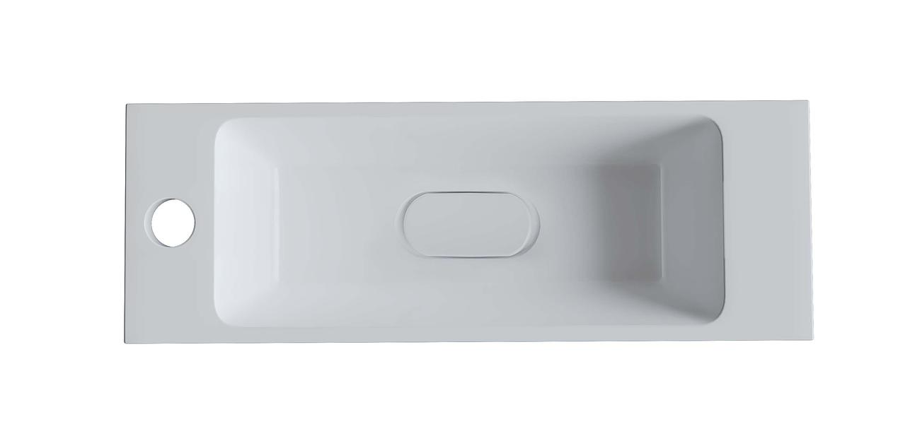 Раковина для ванной полувстраиваемая Uperwood Modul 60 см, белая глянцевая фото 7