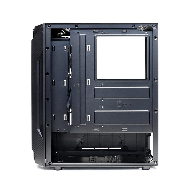 Корпус darkFlash LEO, Без БП, mATX, чёрный, 2xUSB2, 1xUSB3, бок: закалённое стекло (LEO-BK) фото 2