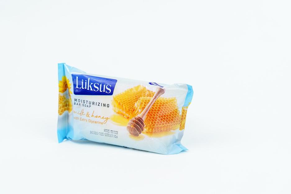 Мыло твёрдое Luksus «Мёд», 90 г, опт фото 1