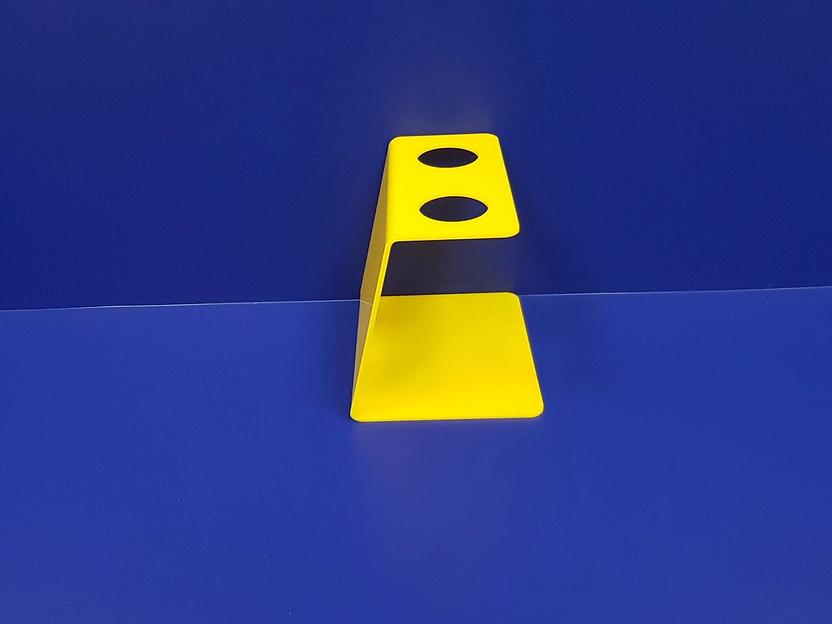 Подставка для двух рожков мороженого.(желтая) фото 3