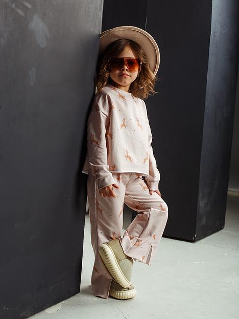 Свитшот MINI DI «Моника» Бемби на бежевом, арт.810/20 ОПТ фото 1