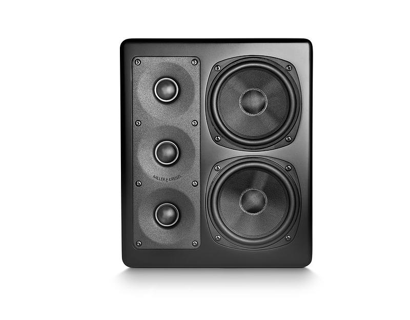 Настенные акустические системы Miller & Kreisel® MP150. Левый. Цвет: Матовый черный фото 3
