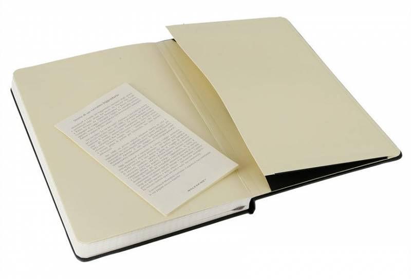 Блокнот Moleskine CLASSIC QP061 Large 130х210мм 240стр. клетка твердая обложка черный фото 3