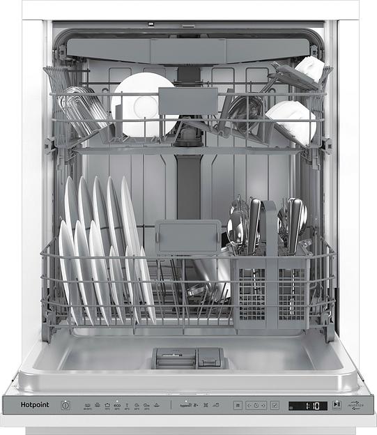 Посудомоечная машина встраив. Hotpoint HI 5D84 DW 2100Вт полноразмерная инвертер фото 3