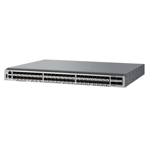 Brocade G620S 64-port FC Switch, 24-port licensed, 24x 16Gb SWL SFP+, 2 PS, Rail Kit фото 1