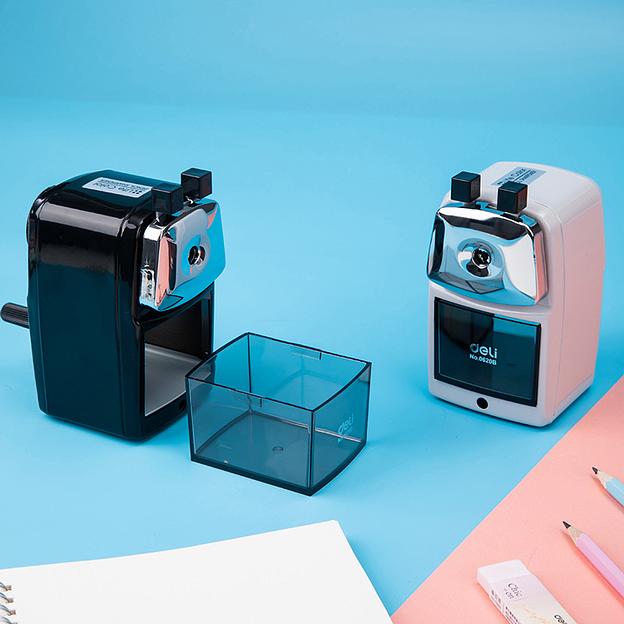 Точилка для карандашей механическая Deli E0620 1 отверстие ассорти фото 8