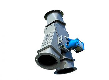 Перекидной клапан на 2 направления с приводом ОПТ фото 1