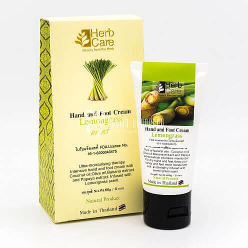 Крем для рук и ног с лемонграссом, 60 г HERBCARE фото 1