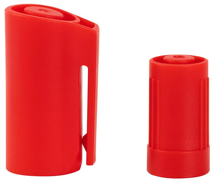 Маркер перманентный Deli EU72-RD двойной пиш. наконечник 1-5мм красный фото 5