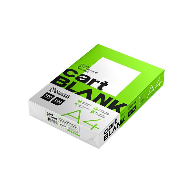 Бумага офисная А4, 80 г/м², 500 л, марка С, Cartblank, 146 % (CIE), опт фото 1