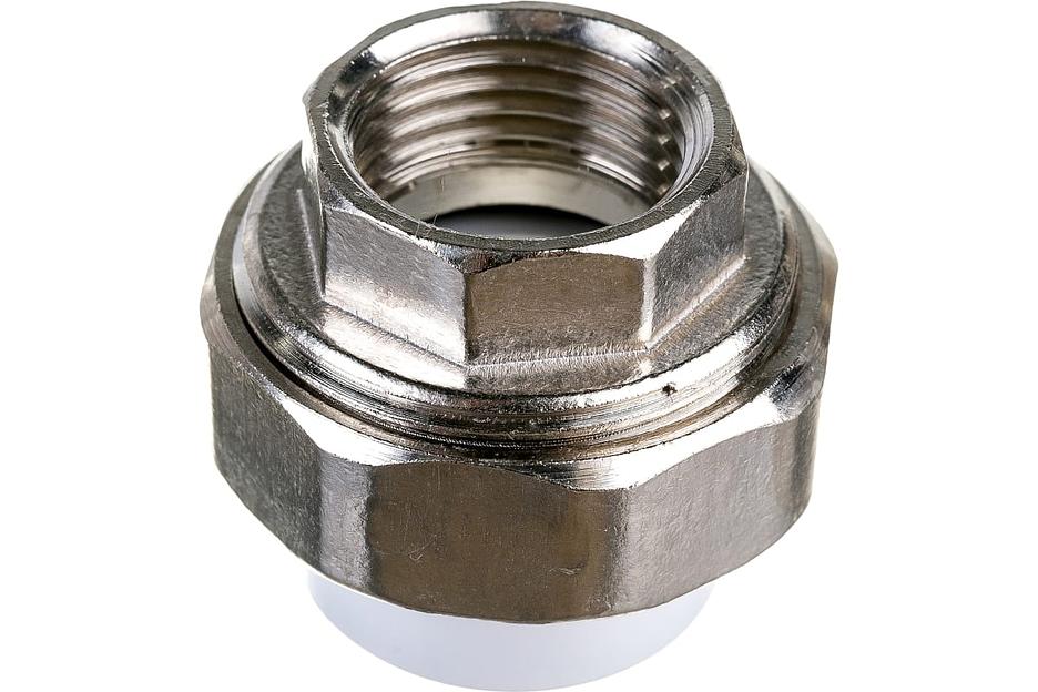 Муфта полипропиленовая PPR разъемная ВР 25x3/4' фото 1