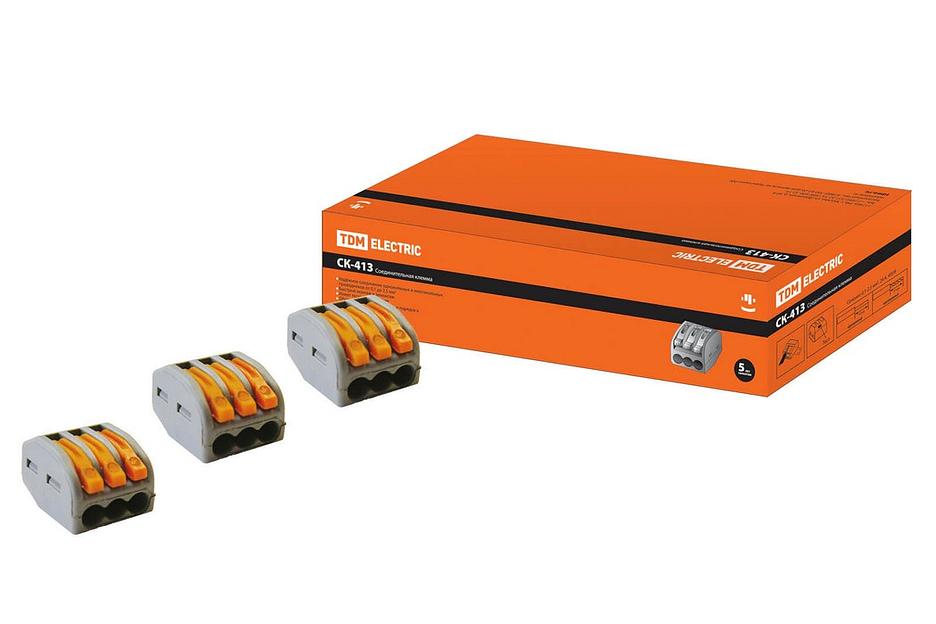 Соединительная клемма СК-413 (2,5кв.мм) фото 1